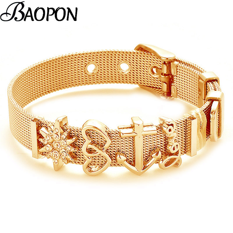 Stainless Mesh Band - Fashion Stainless Steel For Woman Men