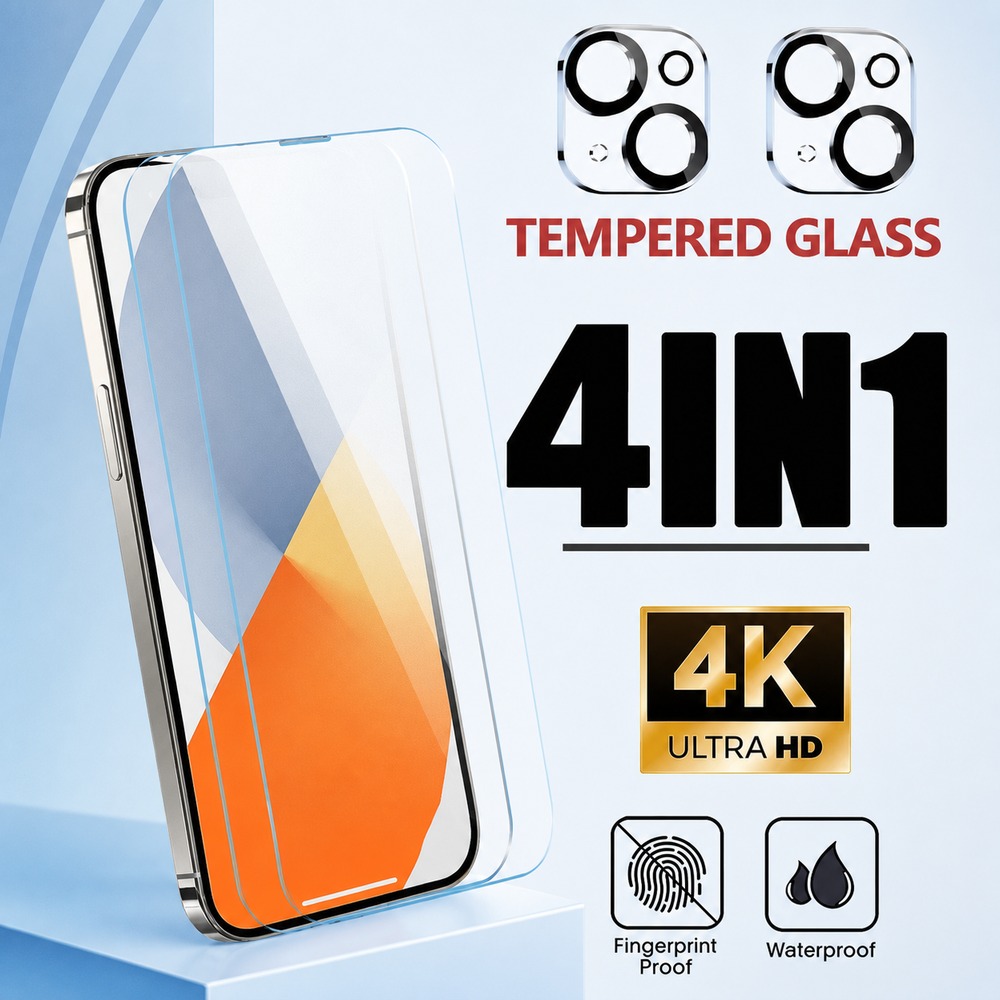 Realme Gt 6 - 2+2PCS Tempered Glass For Realme GT
