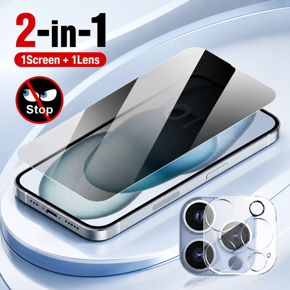 Realme Gt 6 - 1+1PCS Privacy Tempered Glass For Realme