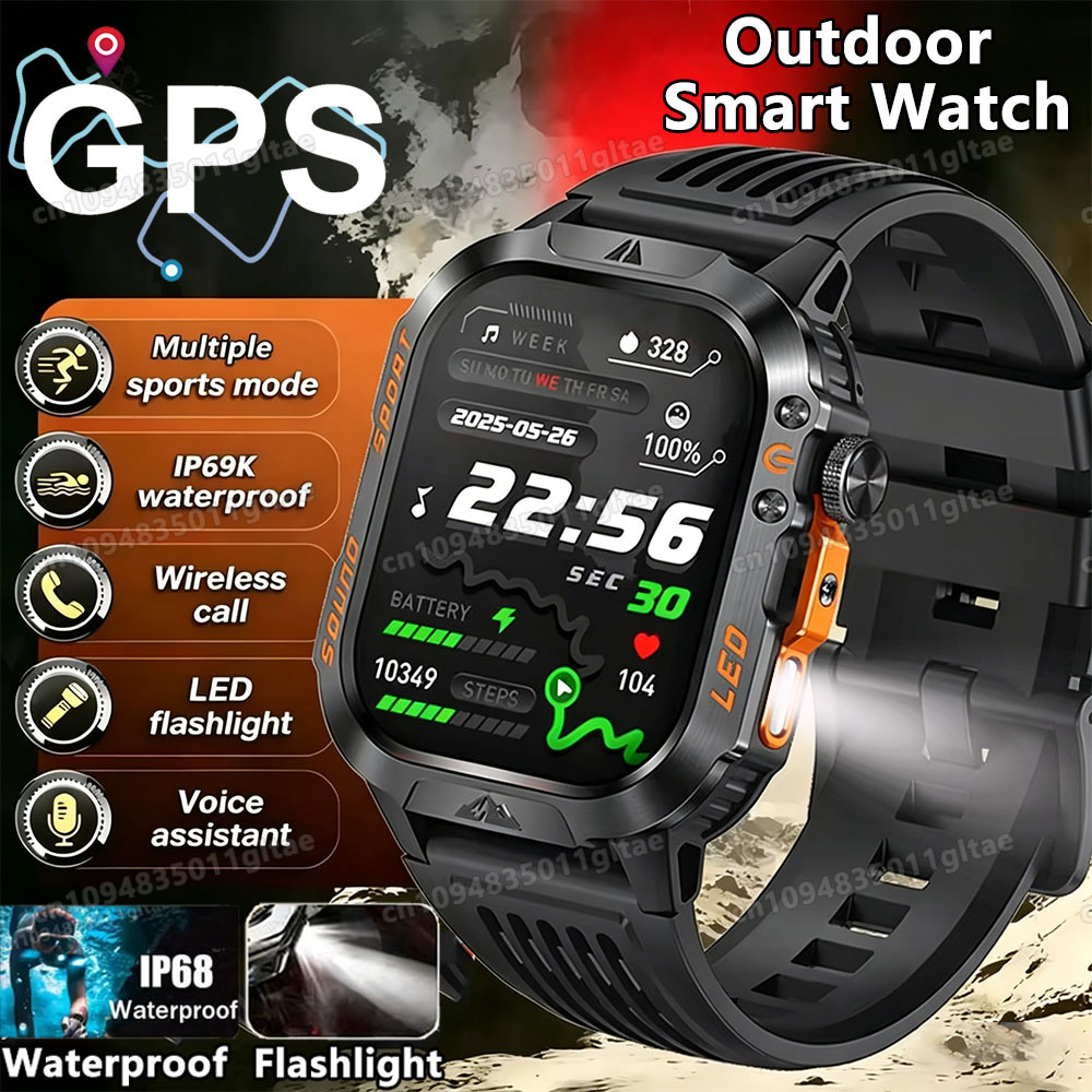 Smartwatch X12 - 2026 New Military Smart Watch Men