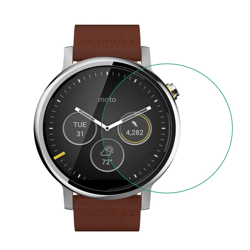 Tempered Glass Protective Film - Motorola Smartwatch Accessories ulasan dan harga