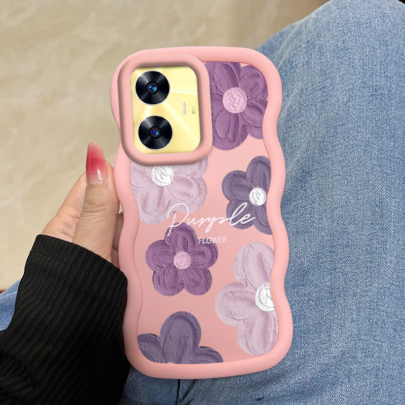 Realme C55 Pink and purple flo - Realme Note 50 ulasan dan harga