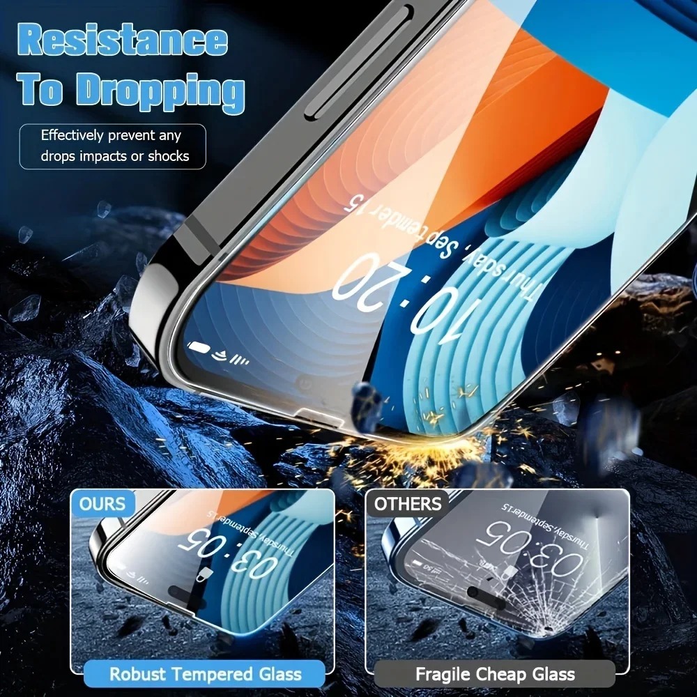2+2PCS Tempered Glass For Real - Realme Gt 6 ulasan dan harga