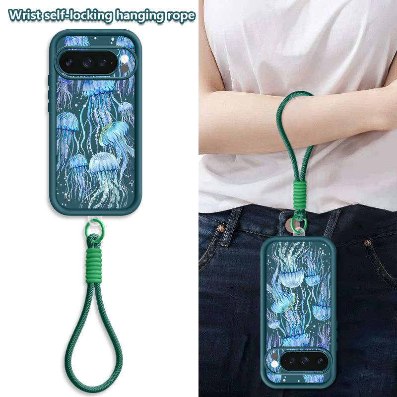 Humpback Whale Print Wrist Str - Google Pixel 9 Pro ulasan dan harga
