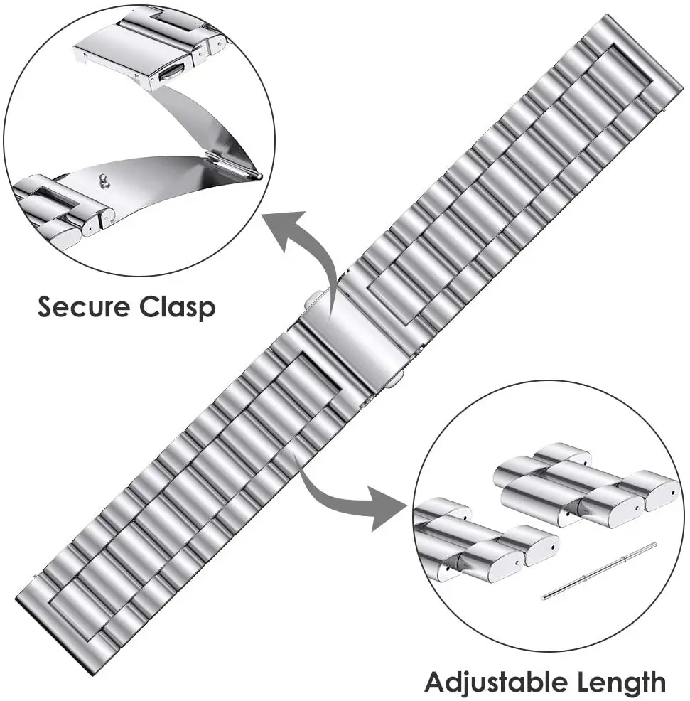 22mm Metal Stainless Steel Str - Xiaomi Smartwatch S4 Accessories ulasan dan harga