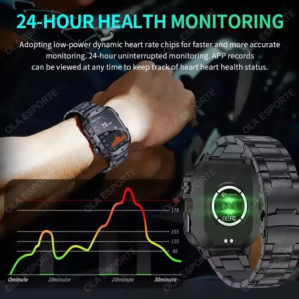 2026 New Military Smart Watch  - Smartwatch X12 ulasan dan harga