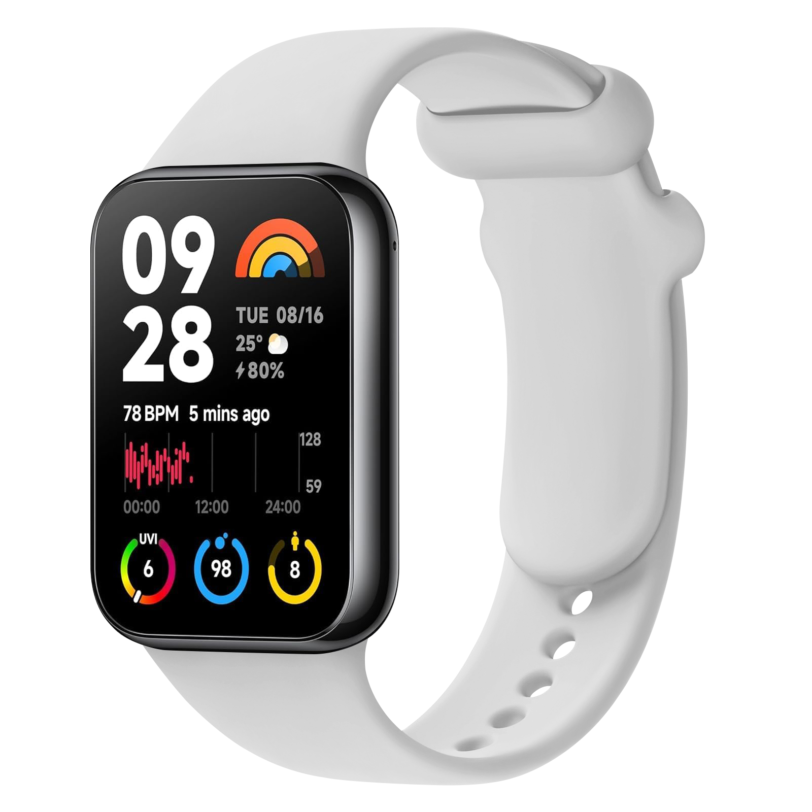 Silicone Strap For Xiaomi Mi S - Smartwatch Id ulasan dan harga