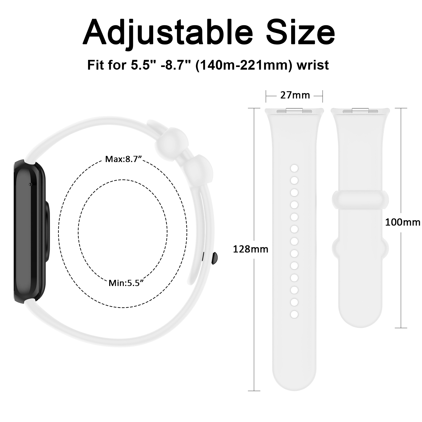Silicone Strap For Xiaomi Mi S - Smartwatch Id ulasan dan harga
