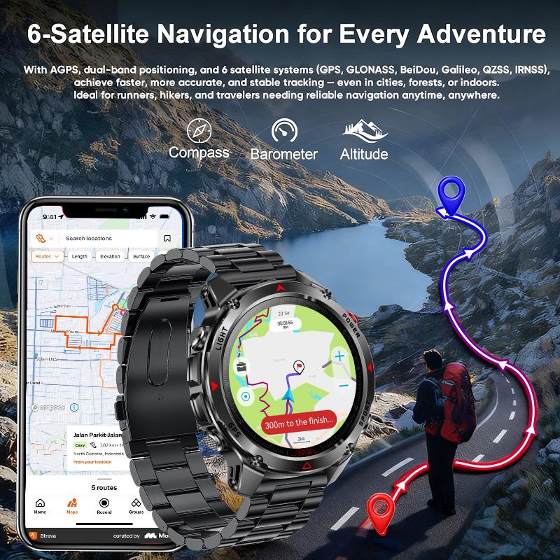 T-Rex 3 Pro Military Grade AGP - Smartwatch Nexus ulasan dan harga