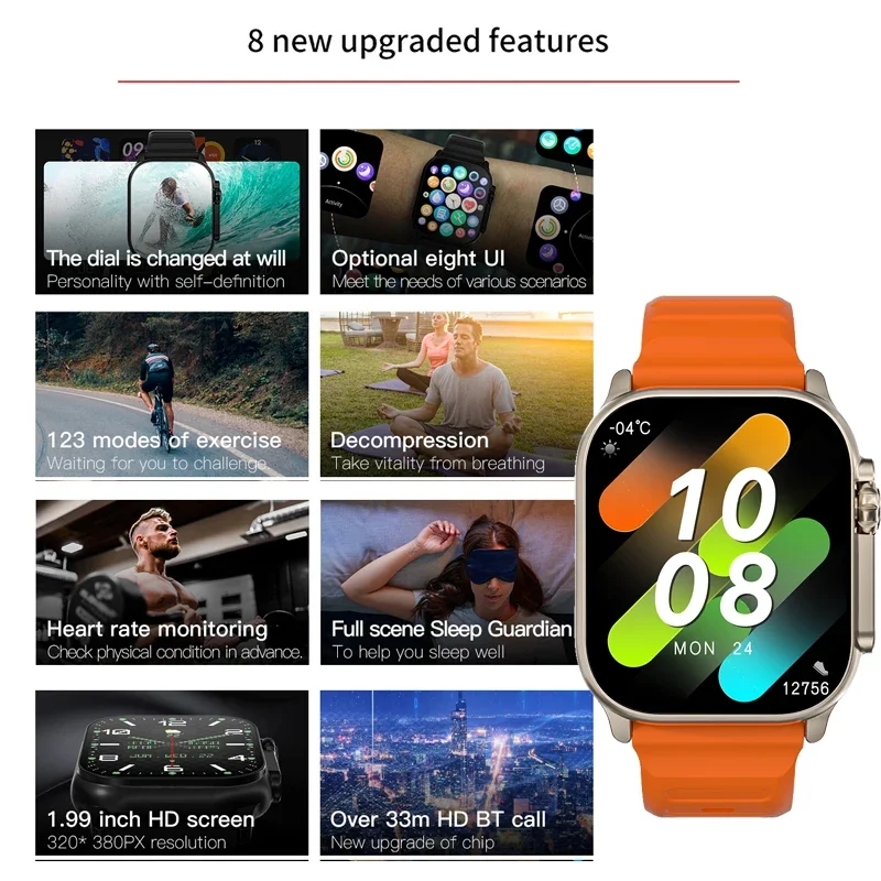 Original T900 Ultra 2 Smart Wa - Smartwatch X12 ulasan dan harga