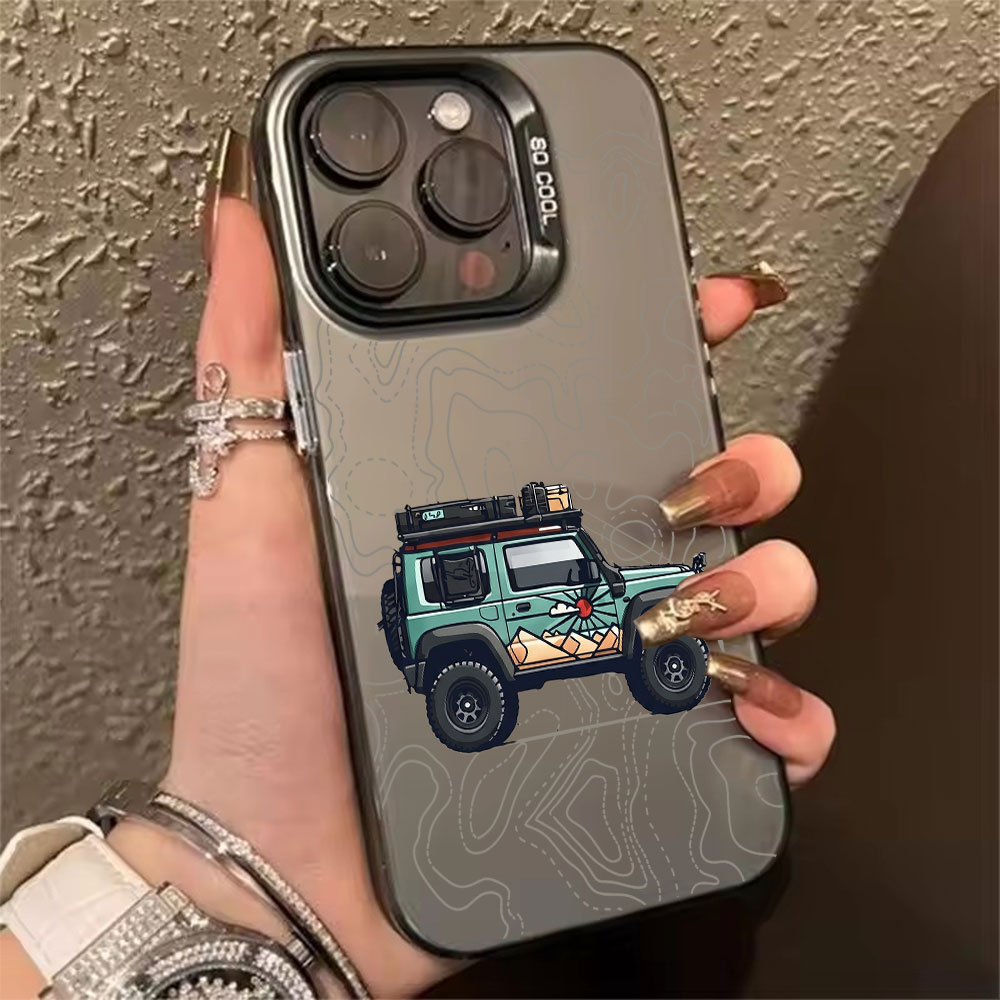 Simple Car Pattern Phone Case  - Apple Iphone 15 Pro Max ulasan dan harga