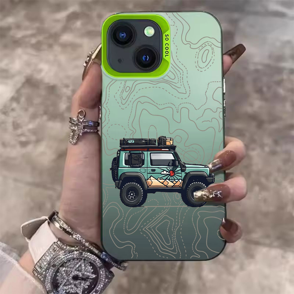 Simple Car Pattern Phone Case  - Apple Iphone 15 Pro Max ulasan dan harga