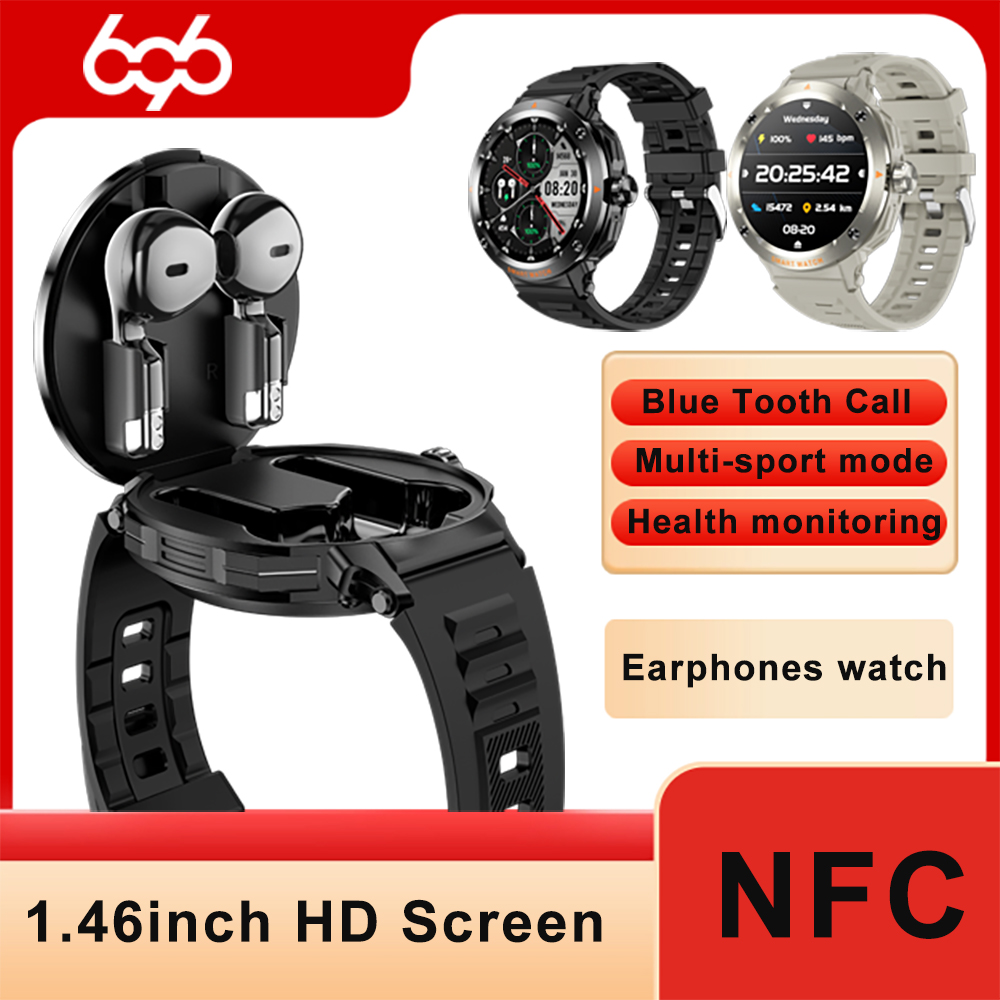 Clock 2 In 1 Headset Smart Wat - Smartwatch Headset ulasan dan harga
