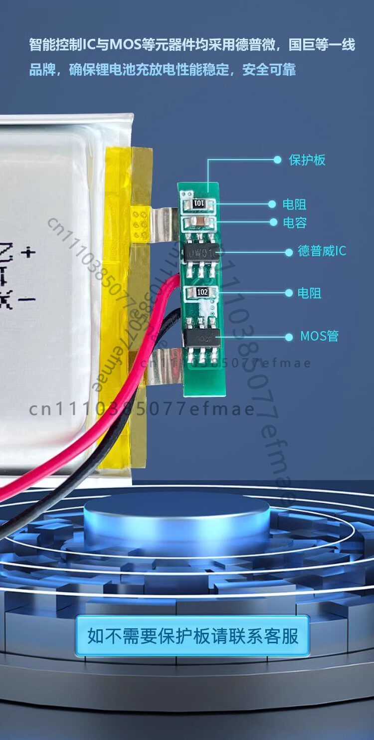 501020 lithium battery, wirele - Smartwatch Headset ulasan dan harga