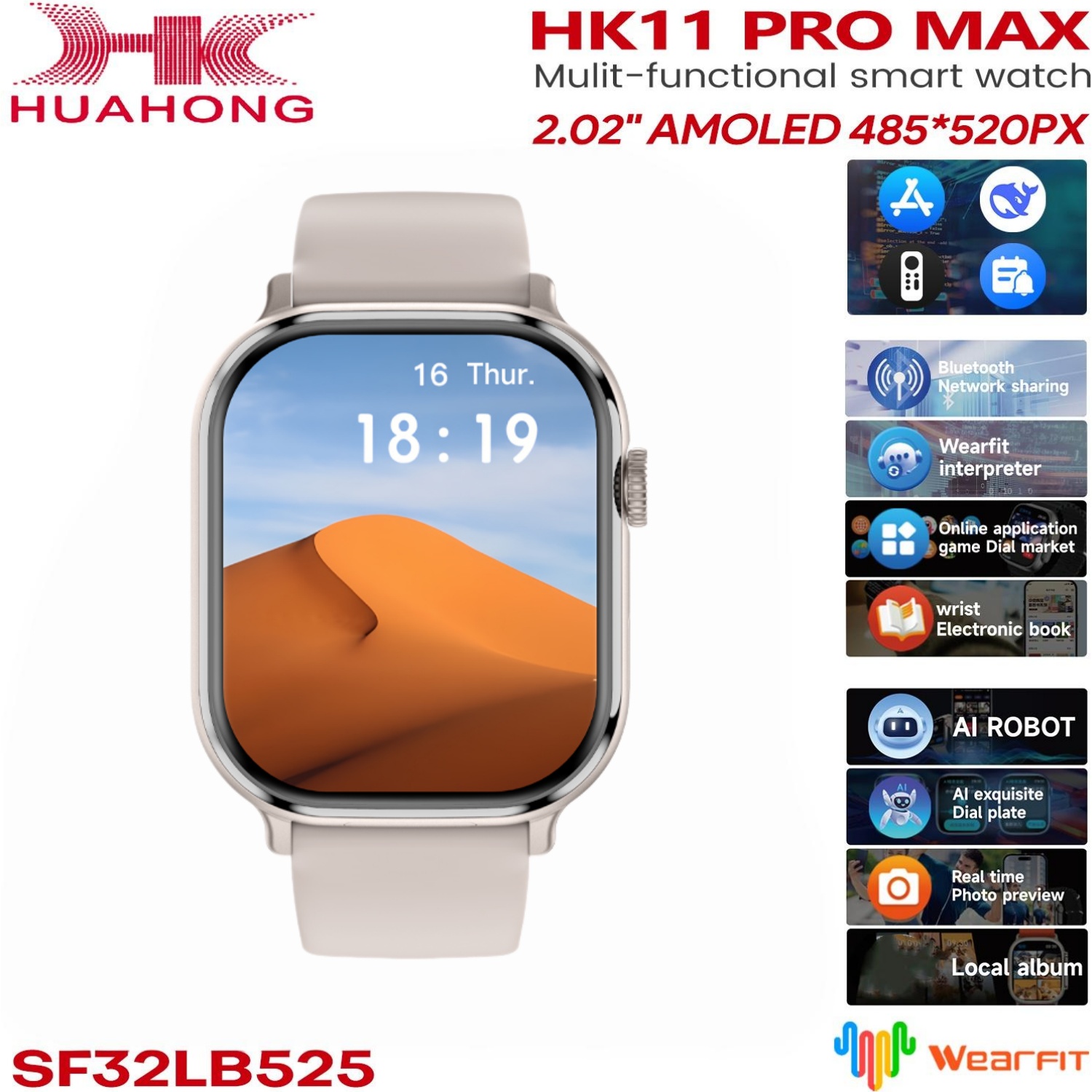 Original HK11 Pro MAX SmartWat - Smartwatch Nexus ulasan dan harga