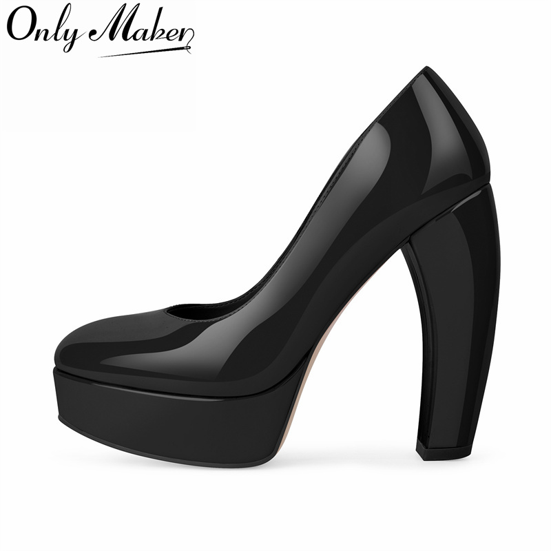Onlymaker Women Round Toe Plat - Leather Classic Strap ulasan dan harga